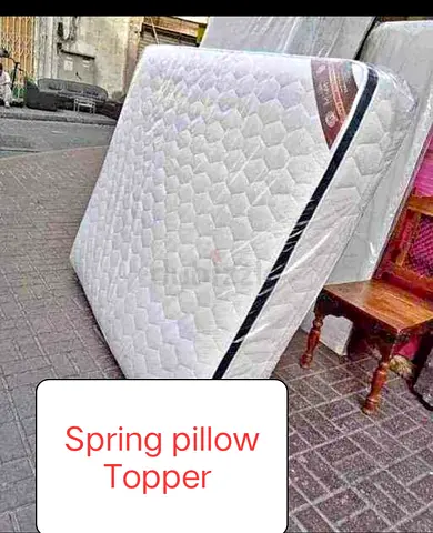 Spring soft with top foam.  Pillow top mattress same like in hotels.  Any time delivery available