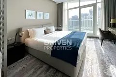 Bright Apt w/ Stunning Partial Burj View
