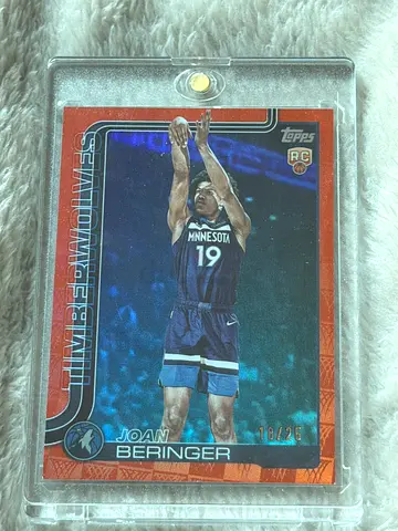 Joan Beringer.  Rare topps 2025 out of 25 in the world