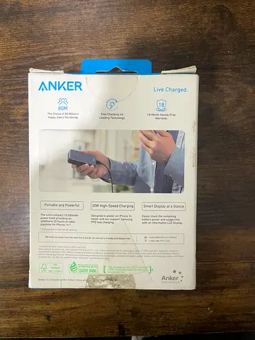 Anker Power Bank 10,000W Pocket sized