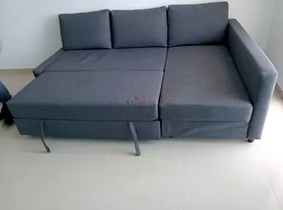 Comfortable L-Shaped Sofa with Storage