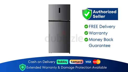Refrigerator Super General 515L Double Door ● Brand New | 1 Year Warranty | FREE Delivery | AD645