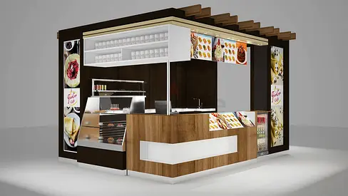 Luxury Designed Food KIosk