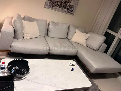 Selling Feather 🪶 filled West Elm New Port L Shape Sofa