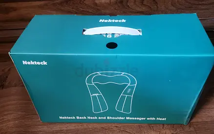Nekteck Back Neck and Shoulder Massager with Heat - Like New!