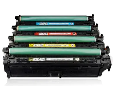 HP 650A used Original Cartridge (CE270A,CE271A,CE272A,CE273A) for cp5525 M750 M775 level 60% to 100%