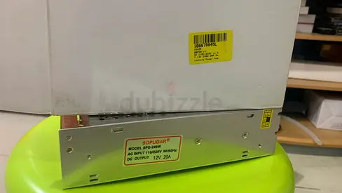 High-Quality SOPUDAR Power Supply - 12V 20A Ready for Use