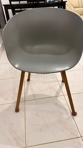 3 Stylish Grey Modern Chair for Sale