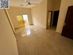 two-bedroom apartment with balcony and split AC in Al Jurf 3, Ajman, in a clean and quiet building w