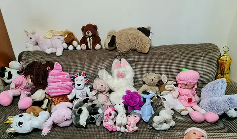 Lovely Collection of Stuffed Animals and Plush Toys