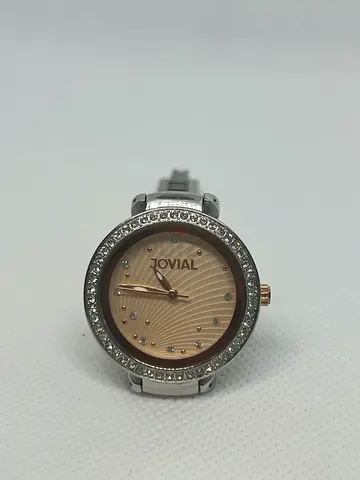Elegant Jovial Womens Watch with Crystal Accents