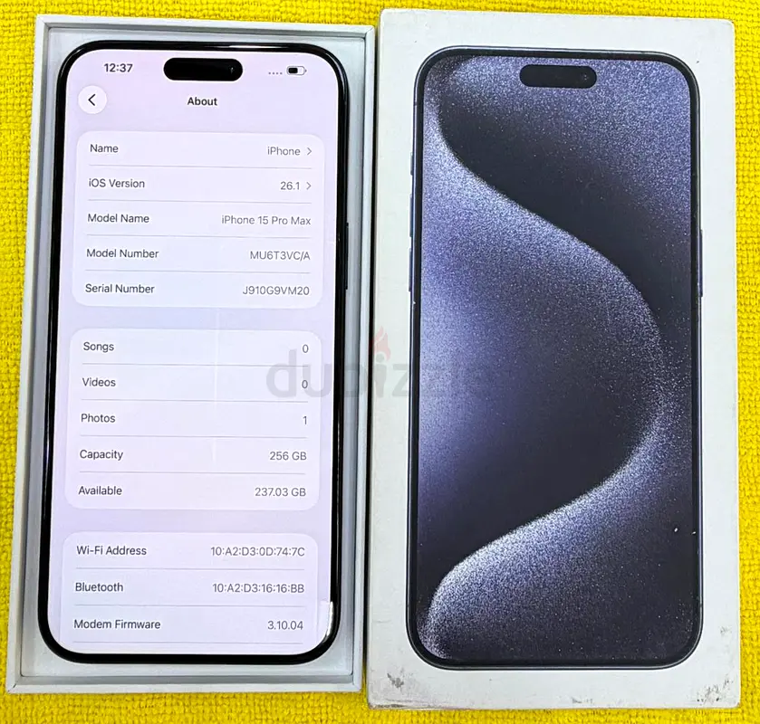 iPhone 15 Pro Max 256 GB