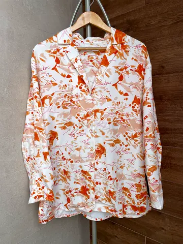 COS Elegant Floral Print Shirt