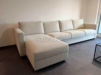 Like new Ikea Vimle L Shape Sofa Beige with storage