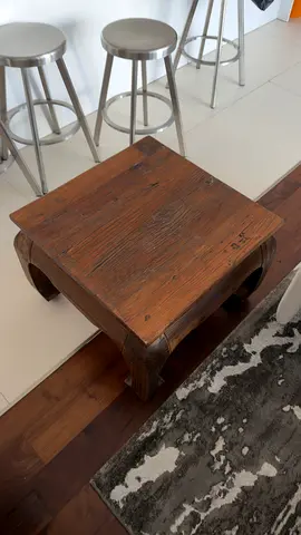 Real Wooden Side Table 50 x 50 cm