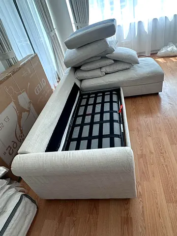 Looks new Ikeà Gronlid Sofa Bed with Storage beige