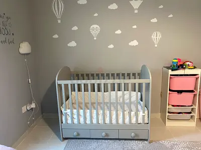 IKEA Baby Crib with Under-Bed Storage