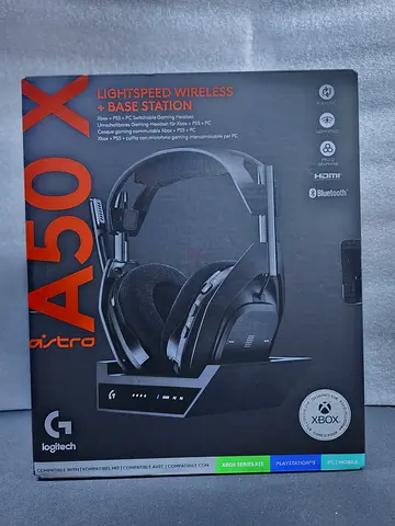 Logitech Astro A50 X Wireless Gaming Headset with Base Station