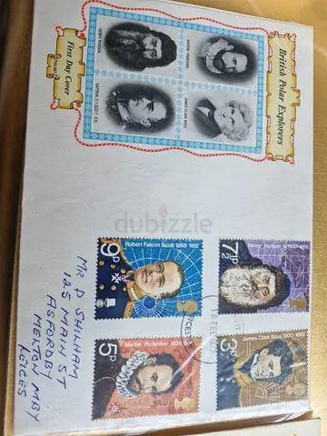British Polar Explorers First Day Cover - A Unique Stamps