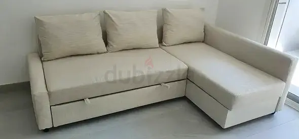 Comfortable L-Shaped Sofa with Storage