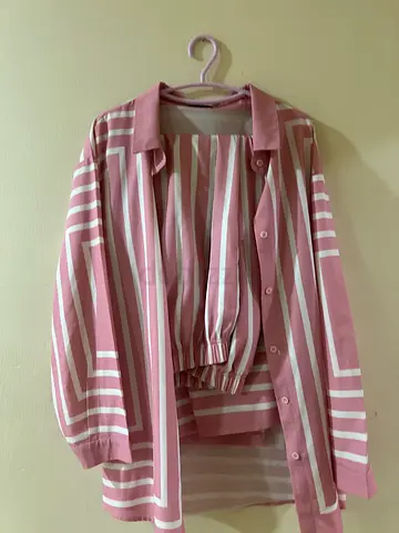Stylish Pink Striped Shirt for Sale