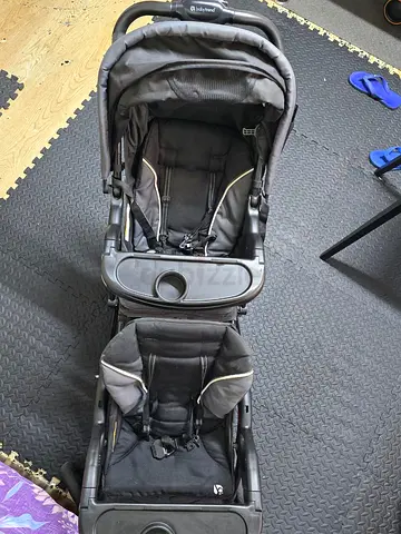 Convenient and Stylish Double Stroller