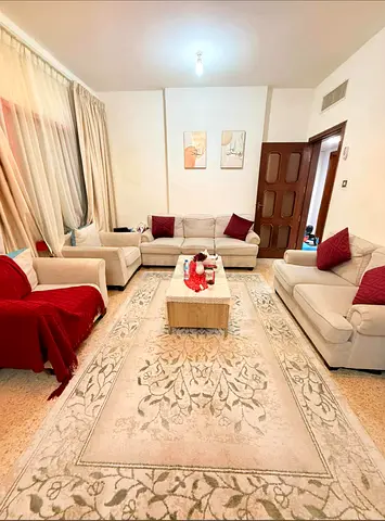 Comfortable Living Room Set with Elegant Rug