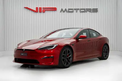 TESLA MODEL S PLADE, 2023, GCC, 7 YEARS DEALER WARRANTY, EXCELLENT CONDITION