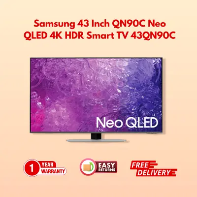 Samsung 43 Inch QN90C Neo QLED 4K HDR Smart TV for Sale