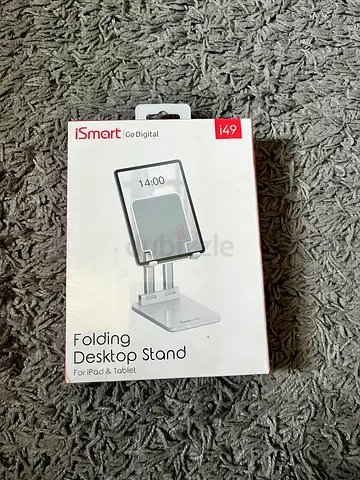 Folding desktop stand for ipads and tablets new