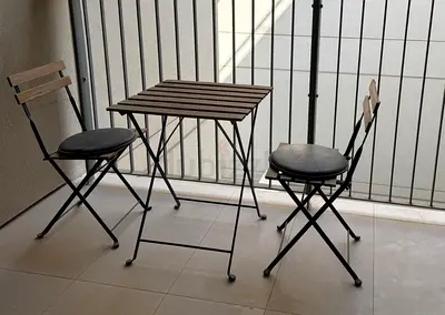 Compact Outdoor Folding Bistro Set for Perfect Balcony Vibes