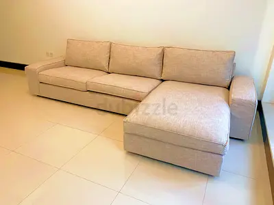 Top Quality Great Condition Ikea Kivik L Shape Sofa Beige