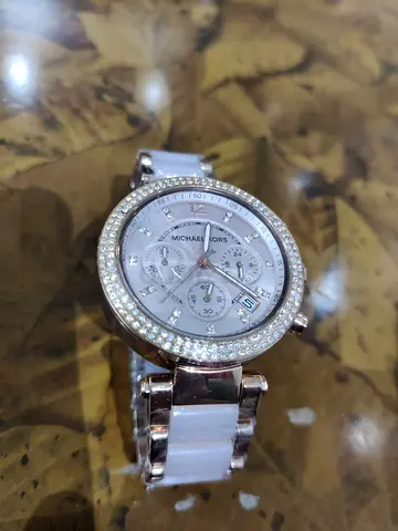 Michael Kors Women’s Quartz Stainless Steel Rose Gold Dial 39mm Watch MK5896