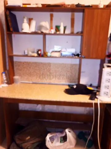 Stylish and Functional Study Table with Shelf