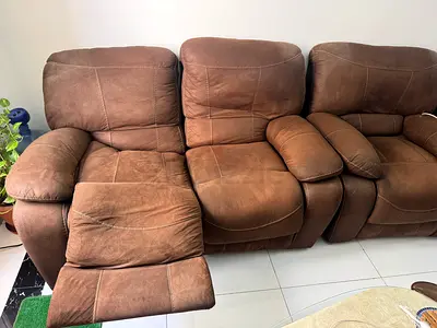 Comfortable Reclining Sofa Set (6 seats) for Urgent Sale (Shifting)