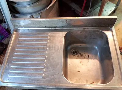 Stainless Steel Kitchen Sink with Drainboard for Sale
