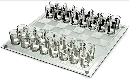 Luxury Glass Chess Set
