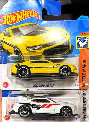 Hot Wheels Muscle Mania - Camaro pack - ZL1 and dragster