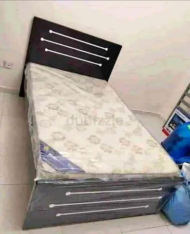 Comfortable Bed with mattress 120x190 cm