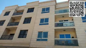 Building for sale in Muwailih Commercial Area, ground floor and three floors, 7 years old