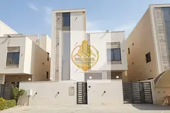 Spacious Semi-Furnished 6-Bedroom Villa with Maid’s Room and Roof for Rent in Al Amarah, Ajman - P