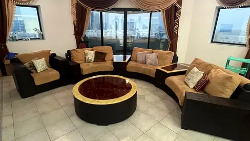 Comfortable Sofa Set with Coffee Table