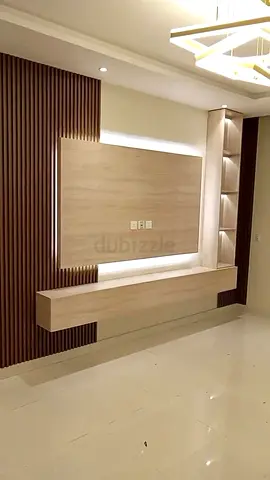 Modern Entertainment Center with Elegant Wall Design