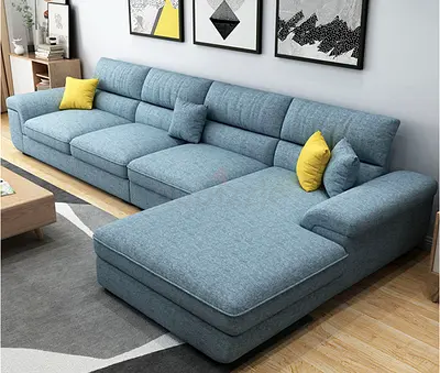 Designer Sofa Set:- Modern Style Fabric Luxury Furniture Sofa Set
