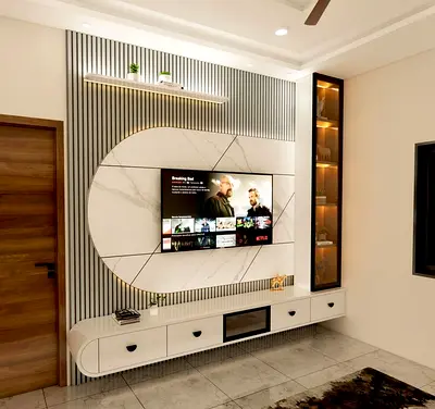 Elegant Entertainment System for Your Living Room