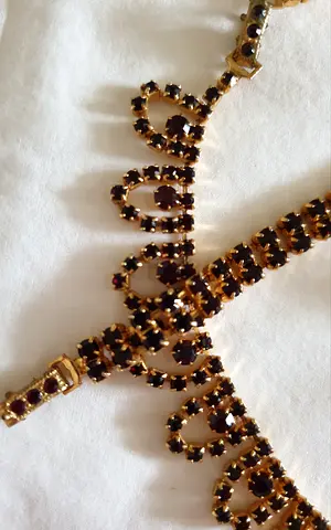 Bohemian Crystal jewellery set