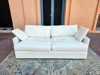 CrateBarrel Lounge Deep feather filled Sofa