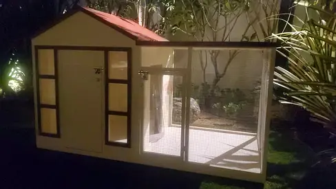 Pet house , Cat house , Dog house , Dog kennel , With air condition