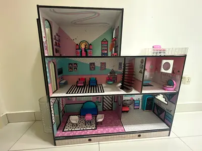 Spacious Dollhouse with Furniture and Accessories