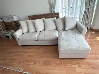 Ikea Gronlid L shape sofa Bed with storage